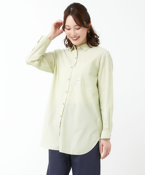 レディース スノーコットン ストライプ チュニック【接触冷感】通販