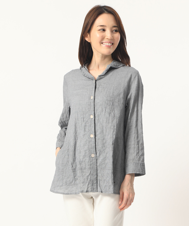 千鳥柄シャツジャケット