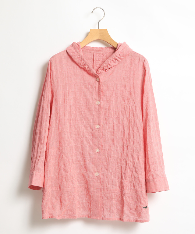 千鳥柄シャツジャケット
