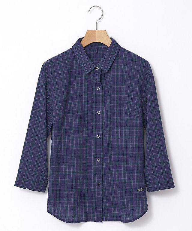 レディース 楊柳 スナップボタン ブラウス通販 [010133114] クロコダイル(CROCODILE) 公式通販サイト