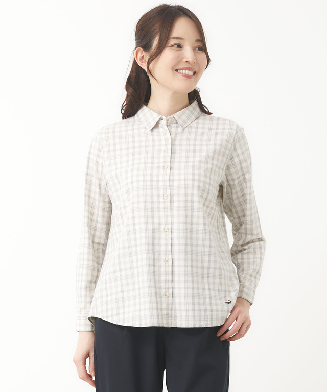 チェック柄 デザイン ブラウス