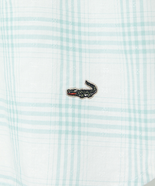 ドビー素材 七分袖 ブラウス