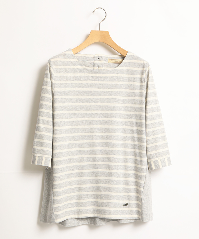 スノーリネン切り替えTシャツ【綿麻素材】