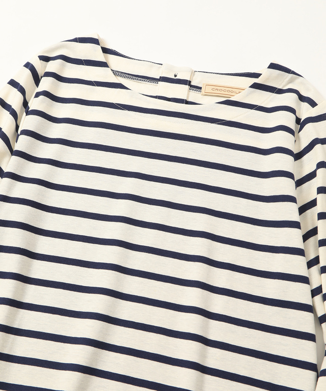 スノーリネン切り替えTシャツ【綿麻素材】