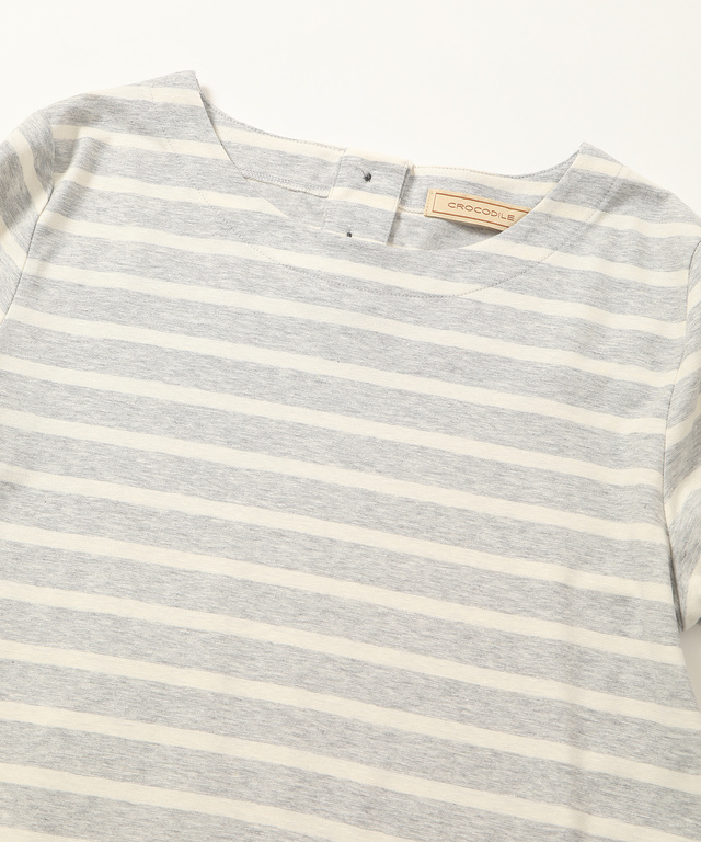 スノーリネン切り替えTシャツ【綿麻素材】
