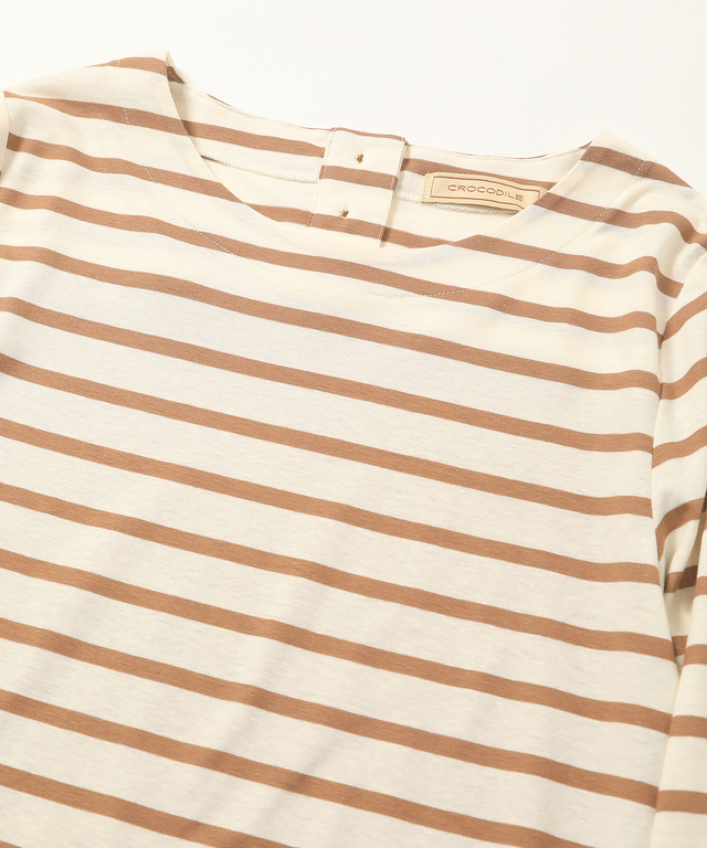 スノーリネン切り替えTシャツ【綿麻素材】