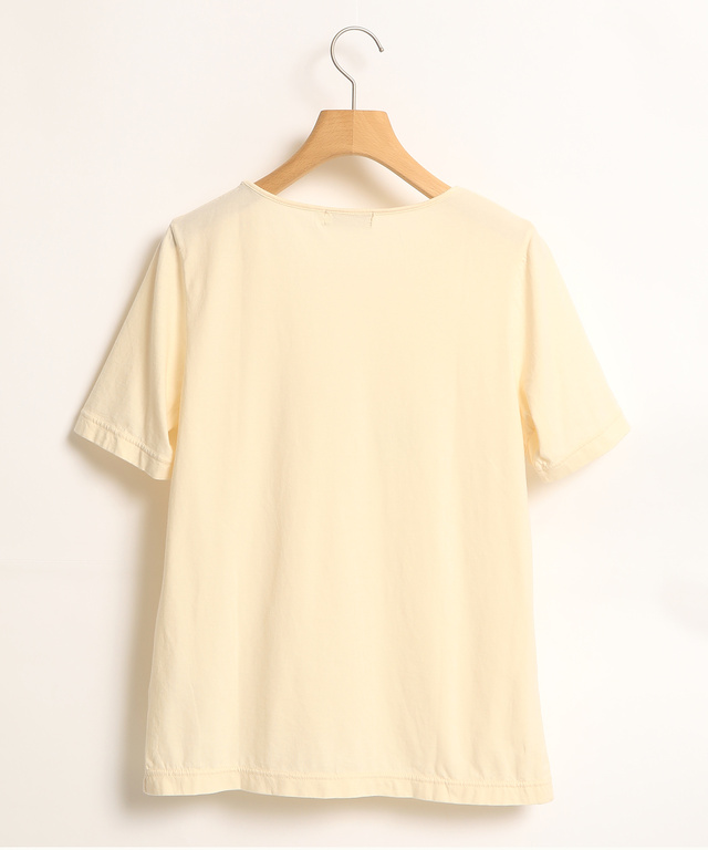 スクエアフラワーTシャツ