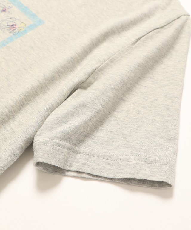 スクエアフラワーTシャツ