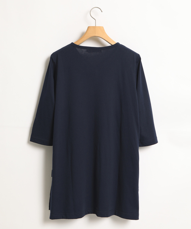 刺繍Aラインチュニック