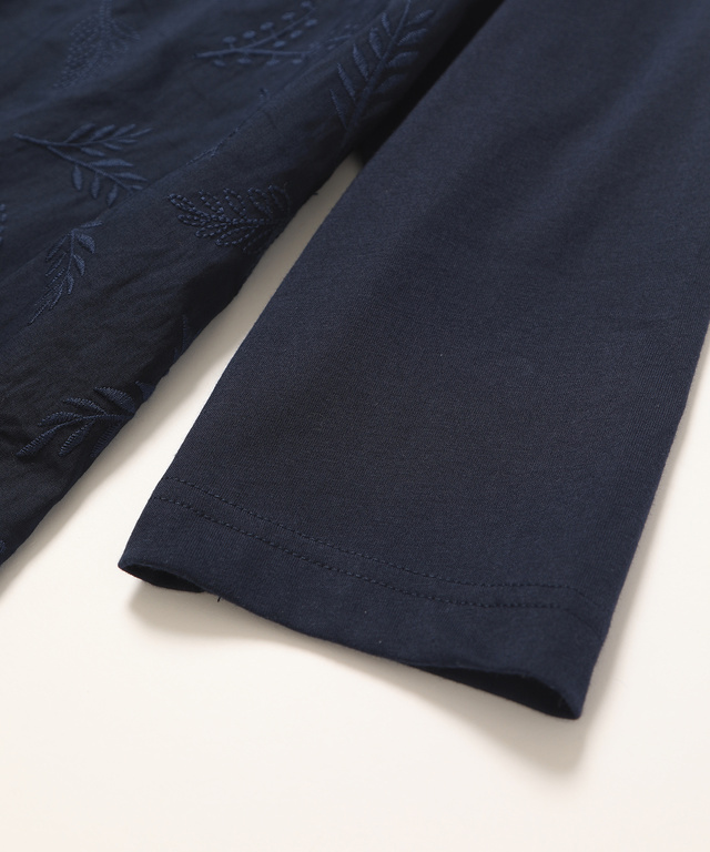 刺繍Aラインチュニック