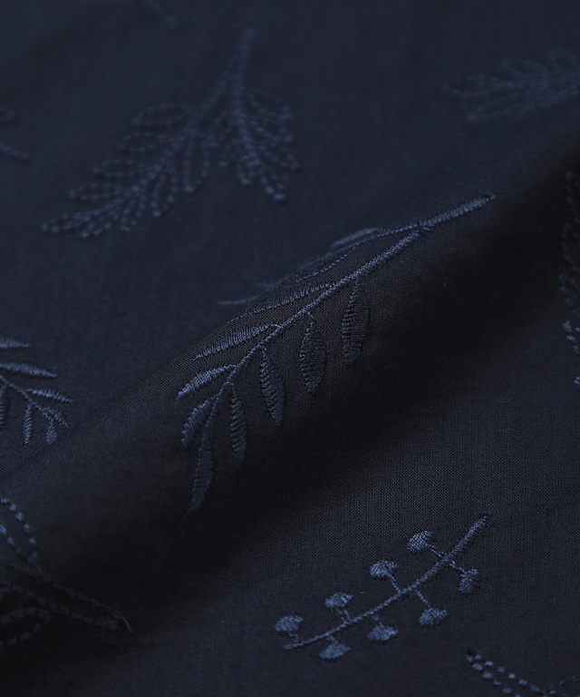 刺繍Aラインチュニック