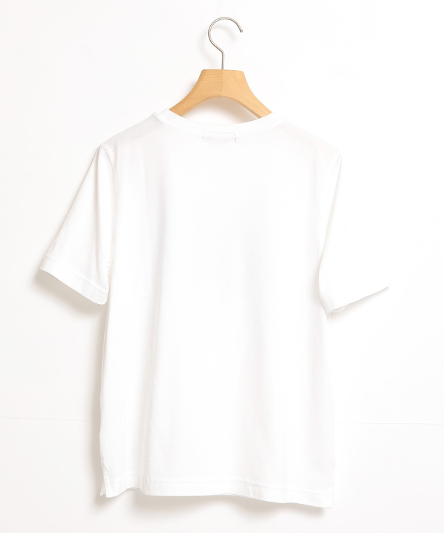 スクエアロゴプリントTシャツ