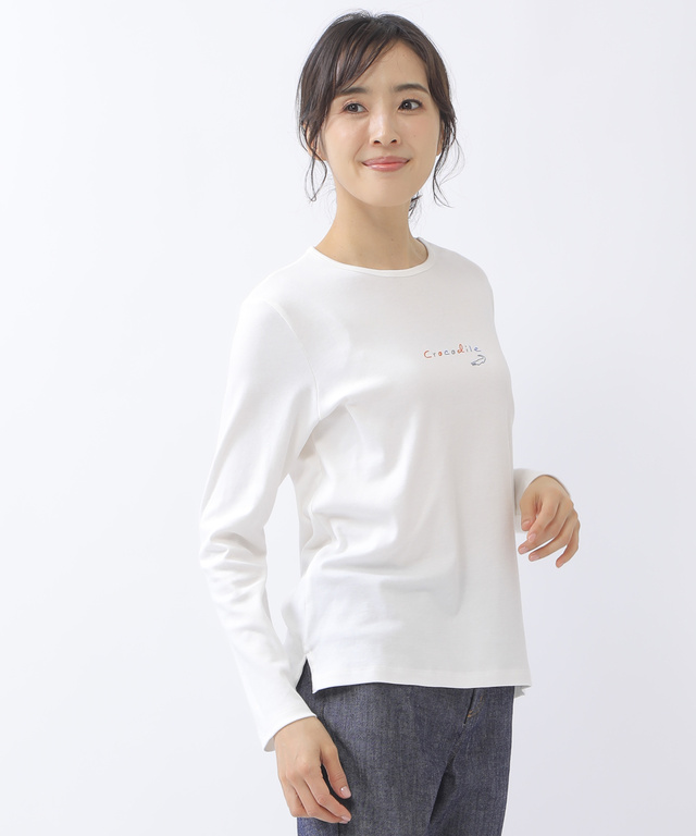 スムース ロゴプリント Tシャツ