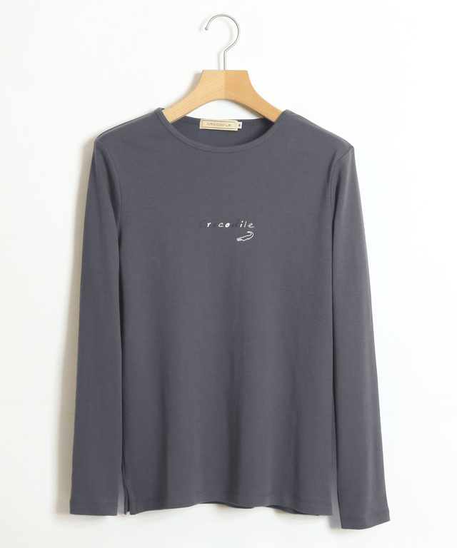 スムース ロゴプリント Tシャツ