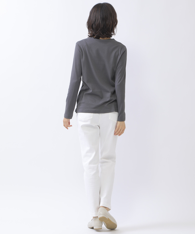 スムース ロゴプリント Tシャツ