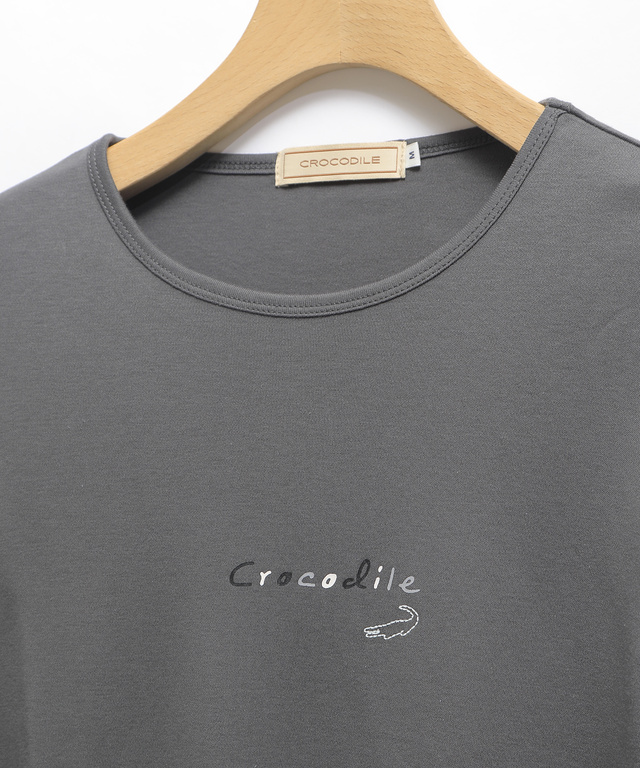 スムース ロゴプリント Tシャツ