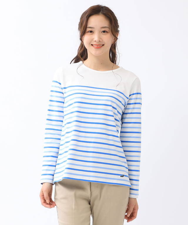 カリフォルニアコットン ボーダー Tシャツ