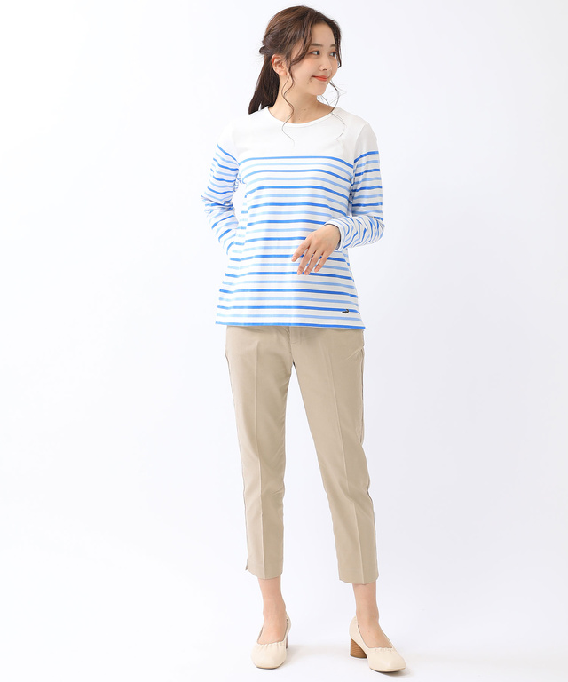 カリフォルニアコットン ボーダー Tシャツ