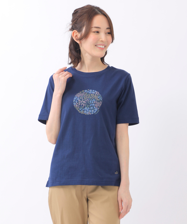 レディース 小花 モチーフ Tシャツ通販 0102 クロコダイル Crocodile 公式通販サイト