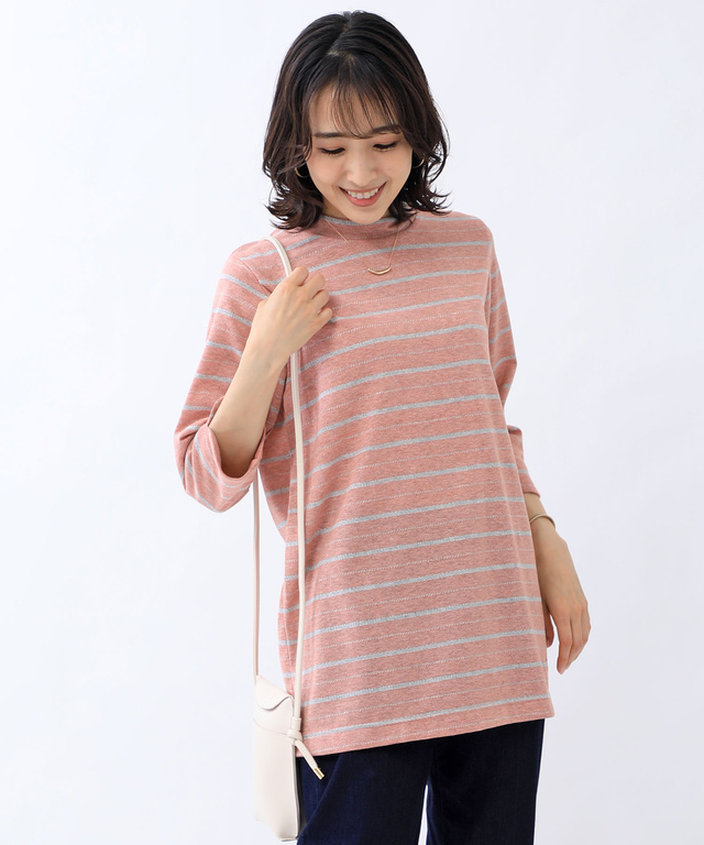 衿リボン ジャカード チュニック