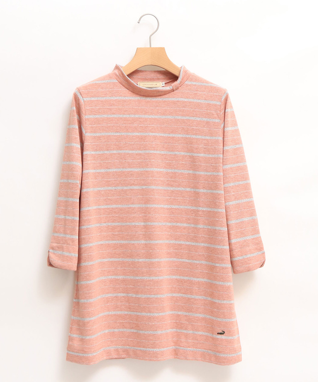衿リボン ジャカード チュニック