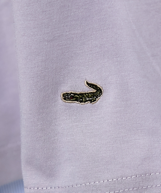 布帛刺繍 ドッキング カットソー