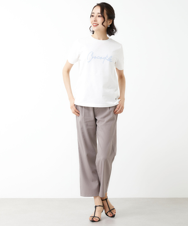 プレーティング天竺 ロゴ Tシャツ