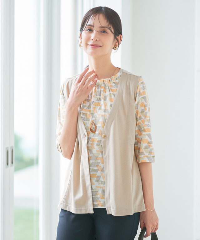 ストレッチ メッシュ ベスト