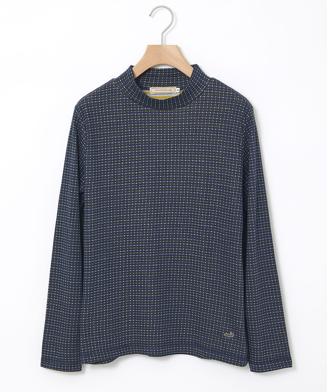 コットン ハイネック カットソー