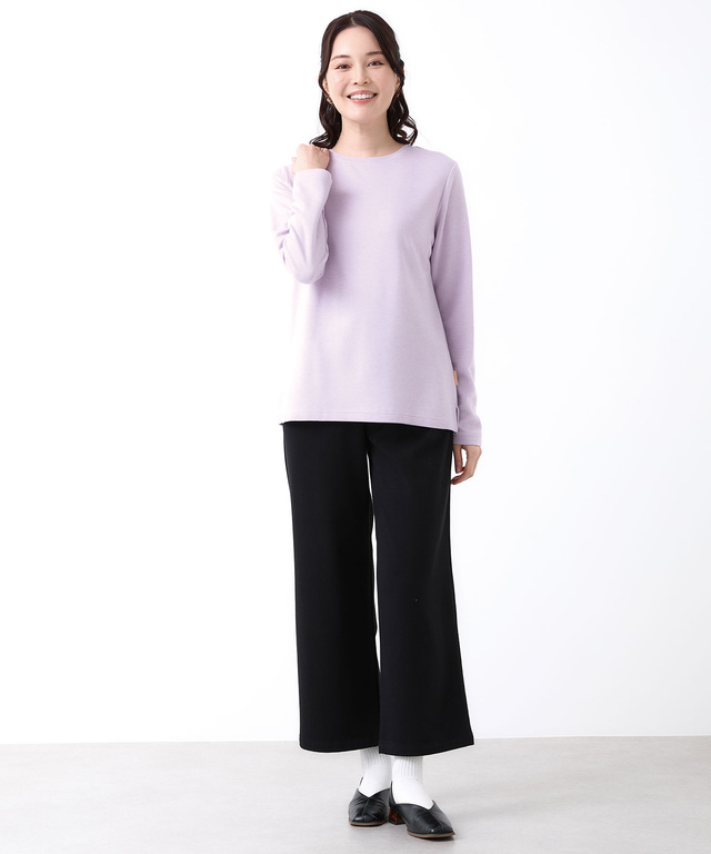 ダブルフェイス クルーネック カットソー