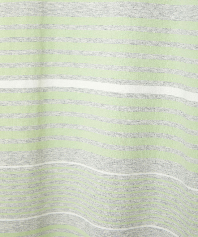 パネルボーダー 長袖 Tシャツ