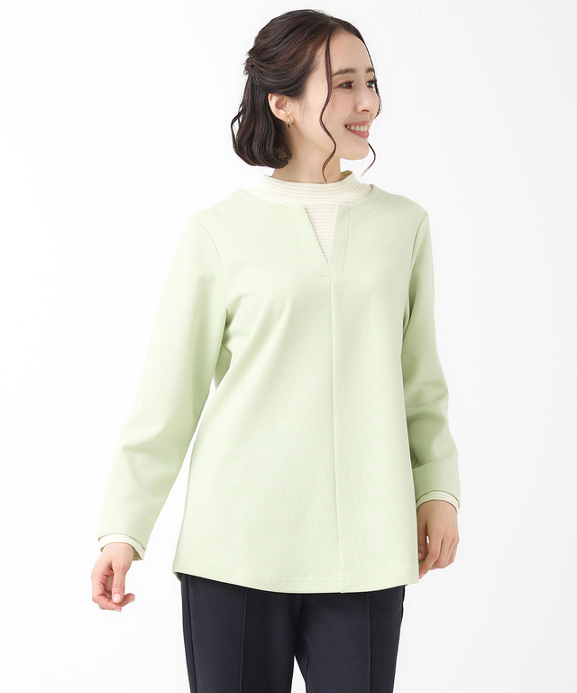 ドッキング ハイネック チュニック【オンラインショップ・一部店舗限定】