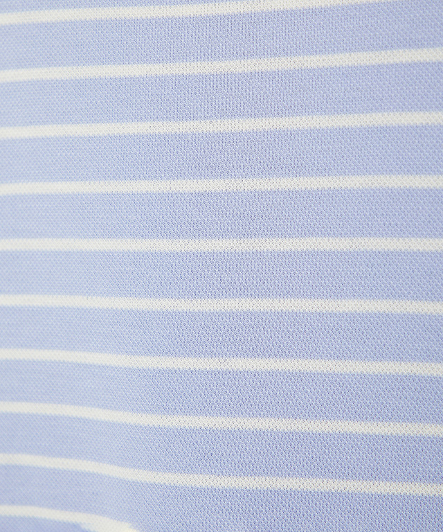 スノーコットン 鹿の子ボーダー Tシャツ【接触冷感】