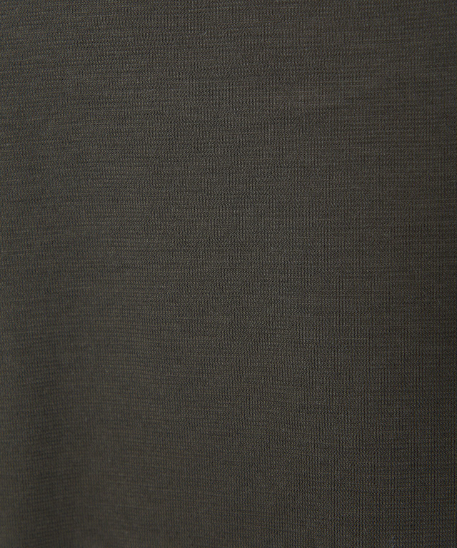 裾刺繍 スラブ天竺 Tシャツ