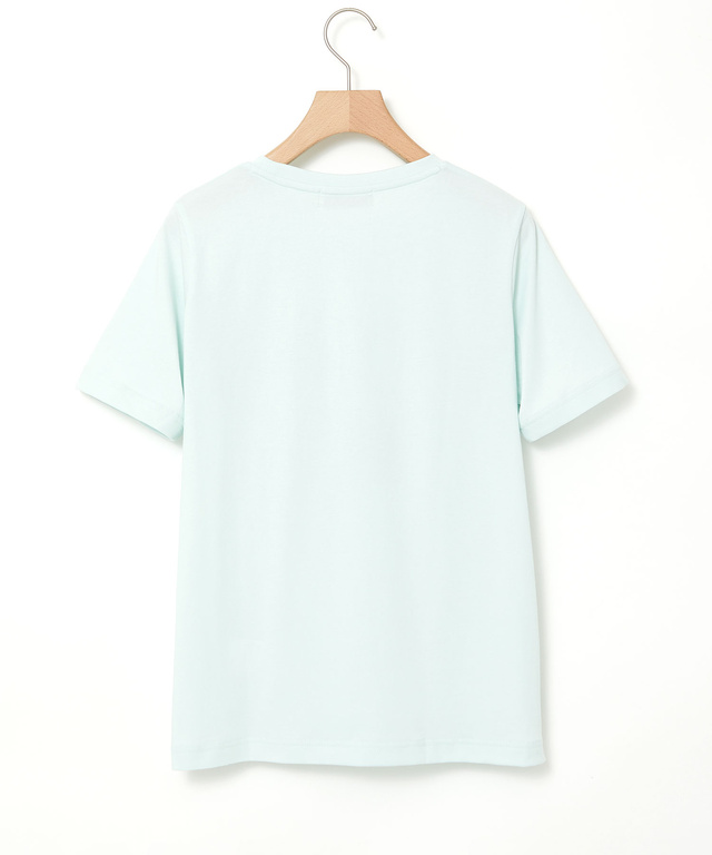 プレーティング天竺 モチーフプリント Tシャツ【UVカット】
