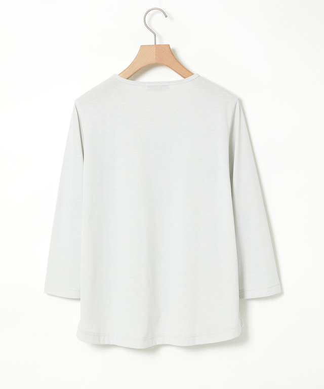 プリント 七分袖 Tシャツ