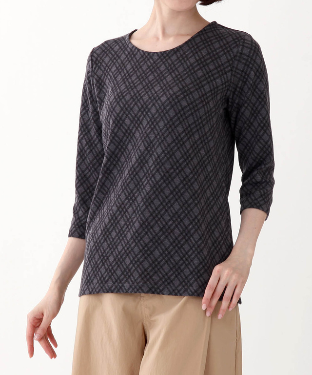 ダイヤジャガードTシャツ