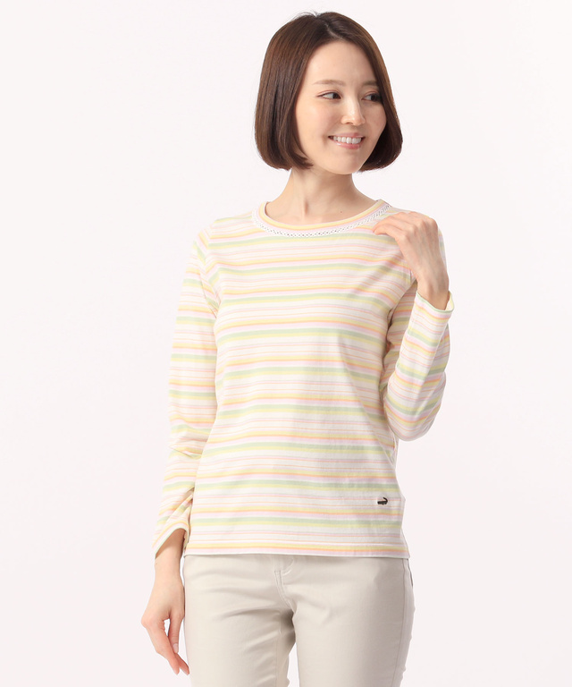 マルチボーダーTシャツ