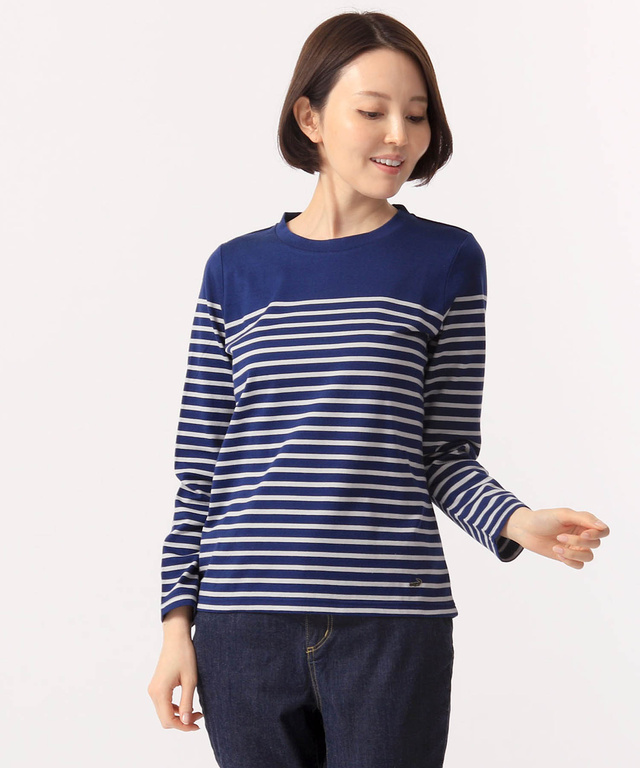 カリフォルニアコットンボーダーTシャツ