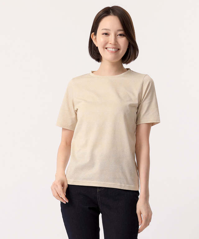ダイヤジャガードTシャツ
