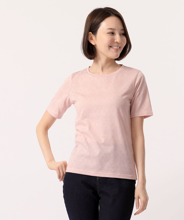 ダイヤジャガードTシャツ