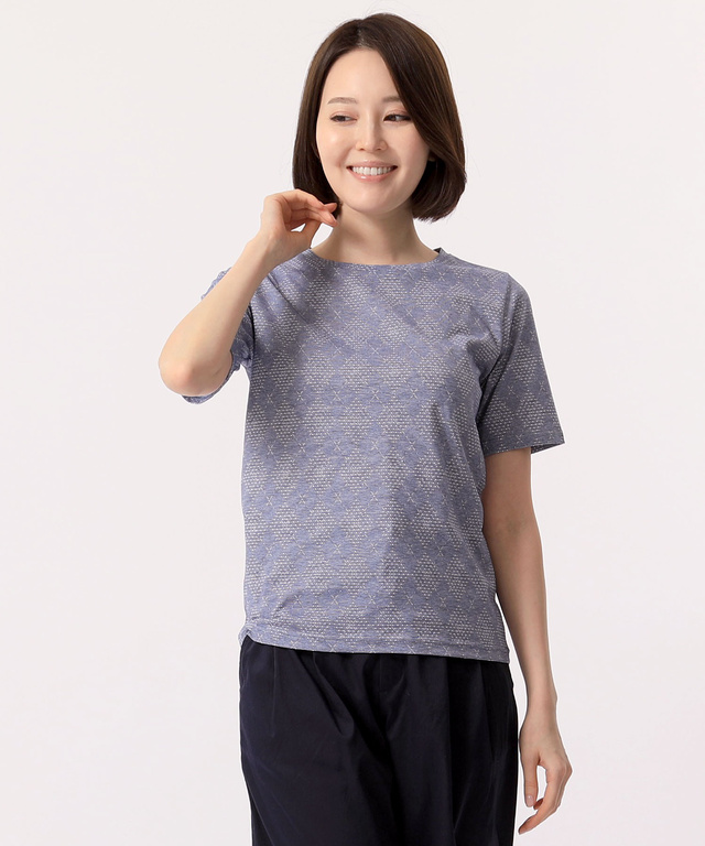 ダイヤジャガードTシャツ