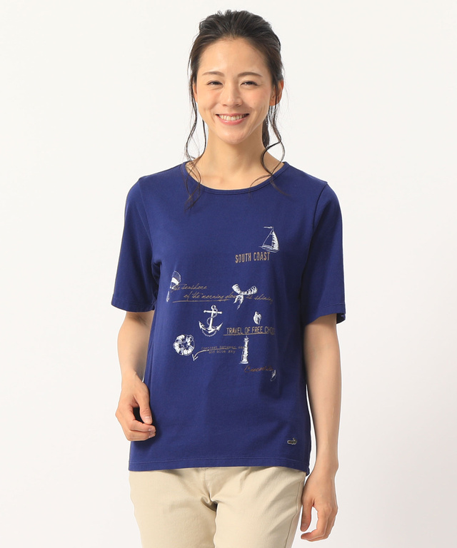 マリンモチーフTシャツ