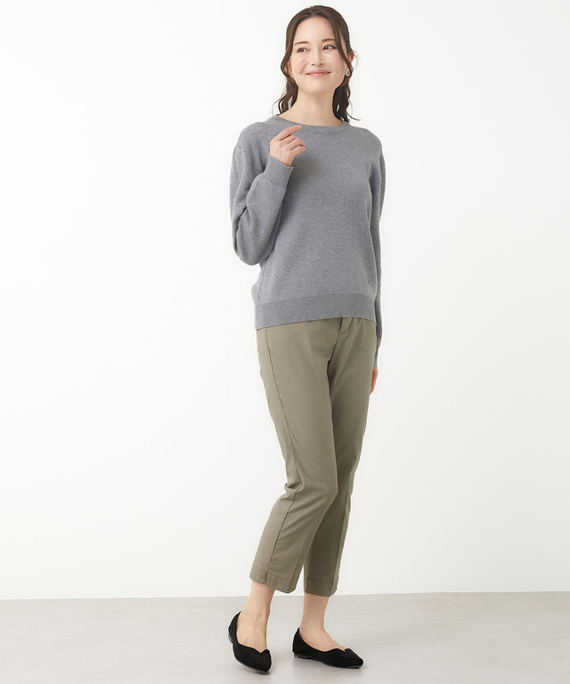 シルクブレンド 接結 ニット【手洗いOK】