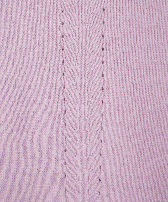 イタリー糸 アイレット ニットカーディガン【手洗いOK】【ラクラクランドリー】