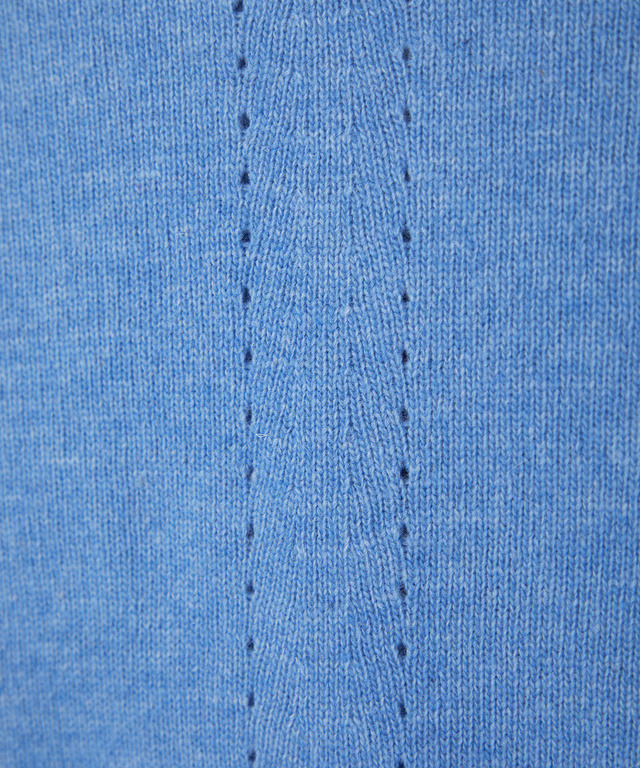 イタリー糸 アイレット ニットカーディガン【手洗いOK】【ラクラクランドリー】