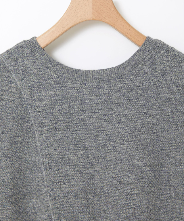 2WAY スリット ニットベスト【手洗いOK】