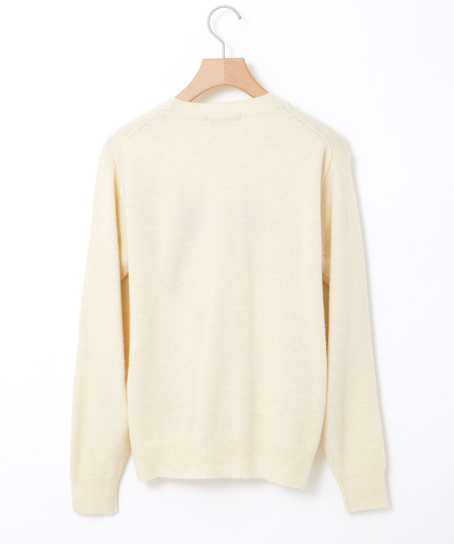 アーガイル プルオーバー ニット【手洗いOK】