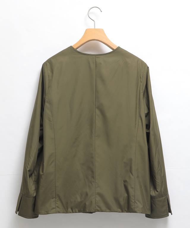 ノーカラー ライトジャケット【オクタ(R)使用】【撥水加工】