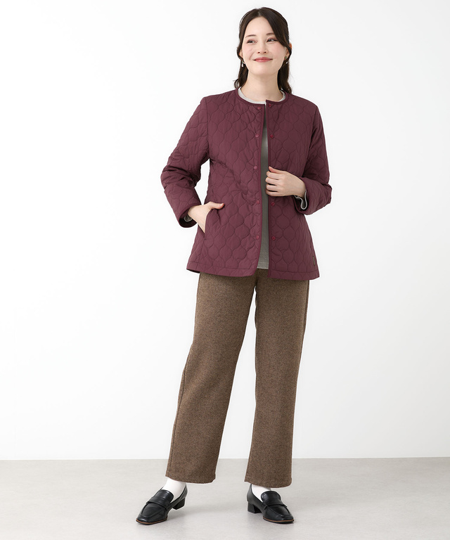 中綿 キルティング ジャケット